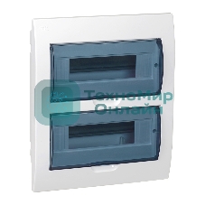 Бокс ЩРВ-П-24модуля встраиваемый пластик IP41 MKP12-V-24-40-10 IEK