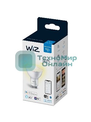 Лампа светодиодная WiZ Wi-Fi BLE 50W GU10 927 DIM 1PF/6
