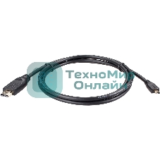 Кабель HDMI-19M --MicroHDMI-19M ver 2.0 1,5 м VCOM CG587-1.8M