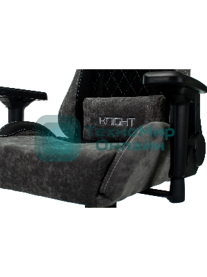 Кресло Бюрократ VIKING 7 KNIGHT B FABRIC черный, ткань, 120 кг, механизм качания