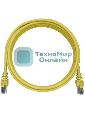 Патч-корд NTSS NTSS-PC-UTP-RJ45-5e-0.15-LSZH-YL NTSS-PC-UTP-RJ45-5E-0.15-LSZH UTP RJ-45 вил.-вилка RJ-45 cat.5e 0.15м желтый LSZH (уп.:1шт)