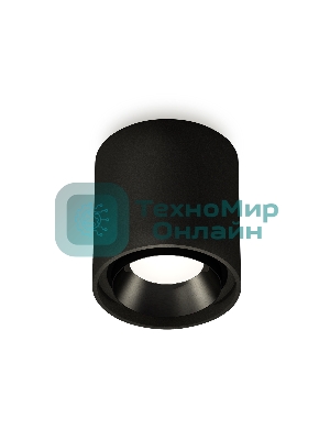 Светильник Ambrella Light XS7723002 SBK/PBK черный песок/черный полированный MR16 GU5.3 (C7723, N7031)