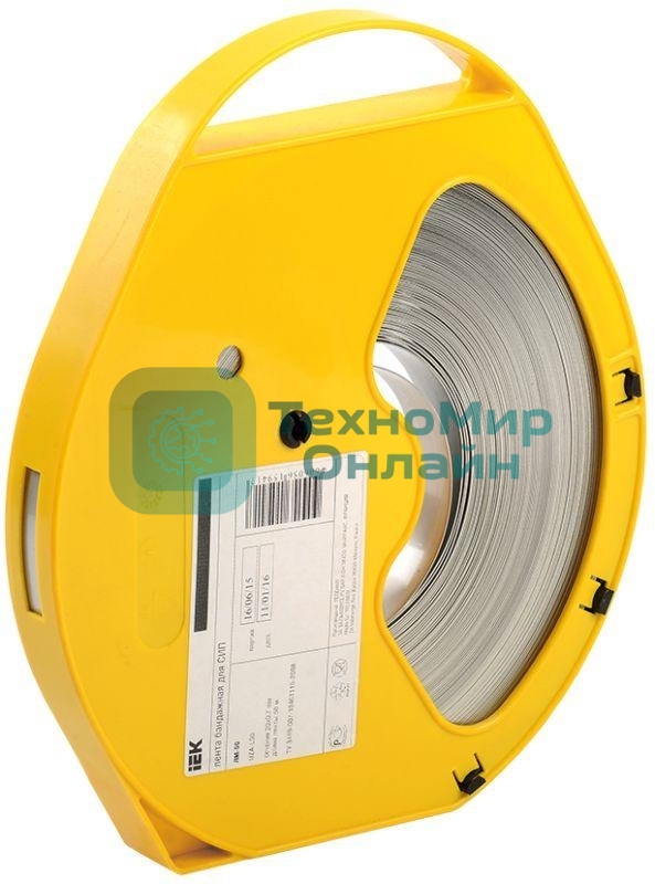 Лента бандажная ЛМ-50 (F 2007; COT 37; F 207) (уп.50м) IEK UZA-L50