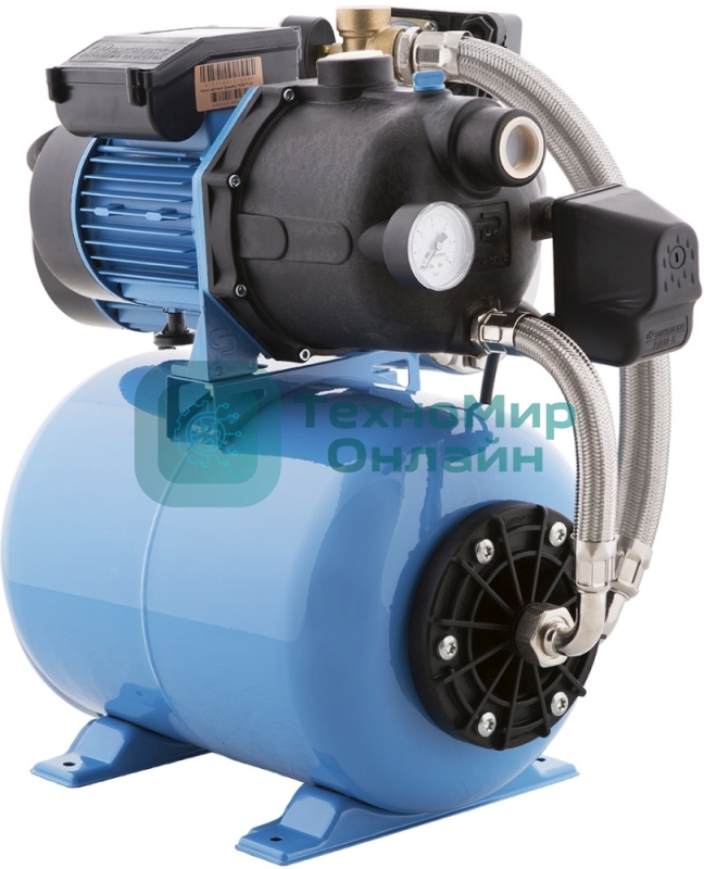 Насосная станция ДЖАМБО 70/50П-241100Вт глубина до 8м высота до 50м 4200л/ч 24л