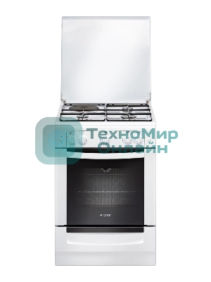 Плита комбинированная Gefest ПГЭ 6110-01 белый, конфорок 3 газовых и 1 электрическая, духовка 52 л, 60 см x 85 см x 60 см