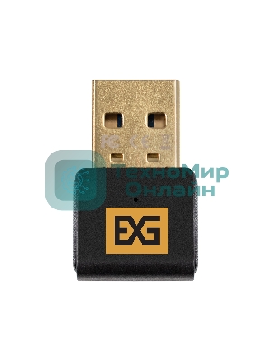 Bluetooth адаптер ExeGate EX-UB540 (BT 5.4, USB HighSpeed 2.0, до 20м, до 7 устройств, Dual-mode Bluetooth, повышенная скорость передачи данных (EDR), сверхнизкое электропотребление (BLE), LE Audio, LC3 codec, поддержка A2DP/SBC/AAC/HSP/AVRCP/HID, Plug & Play, черный)