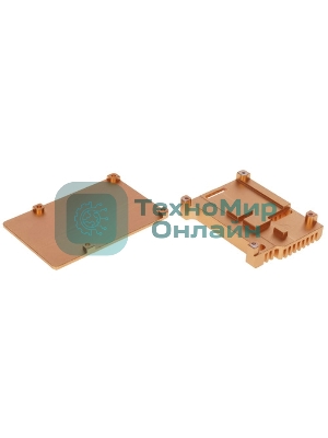 Корпус Qumo Aluminum case without fan, Raspberry Pi 4, gold(RS005)