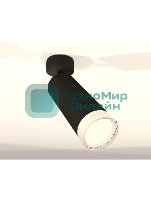 Светильник Ambrella Light XM6343011 SBK/FR/CL черный песок/белый матовый/прозрачный MR16 GU5.3 (A2210, C6343, N6241)