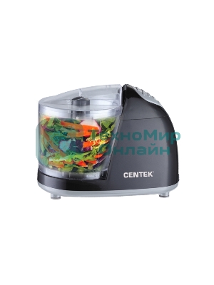 Измельчитель Centek CT-1390 черный (черн) 300Вт, стакан 350 мл, импульсный режим работы
