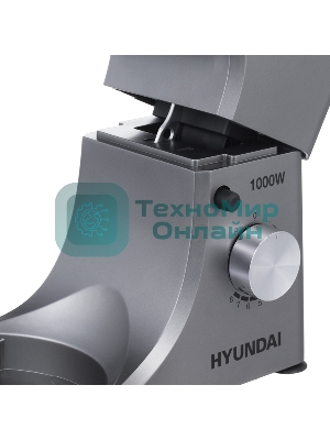 Миксер планетарный Hyundai HYM-S5451 1000 Вт, серый/черный