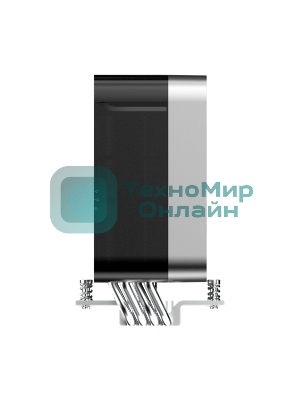 Кулер для процессора Ocypus Delta A40 EX BK Digital, 120мм ARGB FAN, Top Display Panel, 4 HEAT PIPES, 4-PIN PWM, 500-1800 RPM, 29DBA, HYDRO BEARING, LGA115X/1200/1700/18XX, AM4/AM5