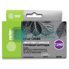 Картридж струйный Cactus CS-LC1240BK черный (24 мл) для Brother MFC-J6510/6910DW