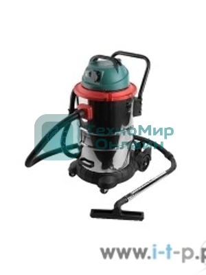 Строительный пылесос Hammer Flex PIL50A 196420 для сух/вл уборки 1400Вт 50л + розетка для электроинструмента