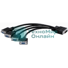 Кабель Matrox CAB-L60-4XAF Quad analog upgrade cable (Кабель для апгрейда 3-х портовой карты в 4-х портовую) Кабель Matrox CAB-L60-4XAF Quad analog upgrade cable (Кабель для апгрейда 3-х портовой карты в 4-х портовую)