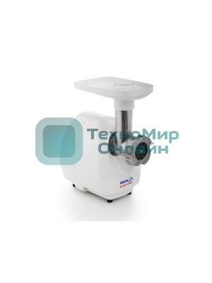 Мясорубка электрическая Аксион М21.10 мрамор, 1000 Вт, 1.3 кг/мин, защита от перегрузки, насадки - 1