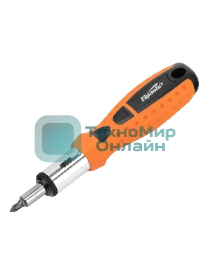 Отвертка реверсивная, биты, головки торцевые, 14шт., Sparta