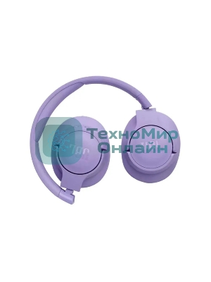 Беспроводные/проводные наушники JBL Tune 720BT фиолетовый, полноразмерные, Bluetooth + проводной, быстрая зарядка
