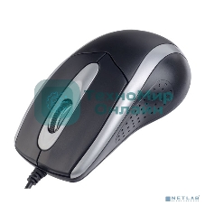 Мышь проводная Perfeo TOUR черный/серебристый, 1000 dpi, USB, кнопки - 3