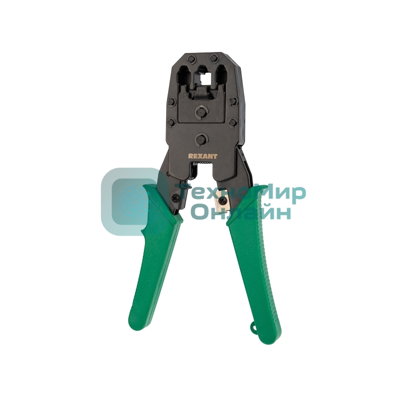 Кримпер Rexant HT-200 для обжима 8P8C, 6P6C, 4P4C, заделка витой пары