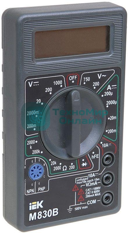 Мультиметр IEK TMD-2B-830 цифровой Universal M830B