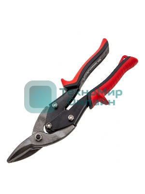 Ножницы по металлу Matrix, 250 мм, правые, обрезиненные рукоятки