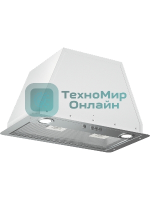 Вытяжка встраиваемая Elikor Flat 42П-430-К3Д белый/хром, 42 см, 430 куб. м/ч, 60 дБ