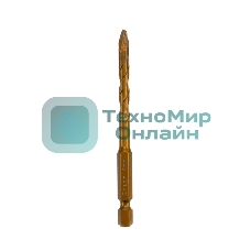 Сверло по стеклу и керамике Kranz сухое сверление, 6мм, шестигранный хвостовик