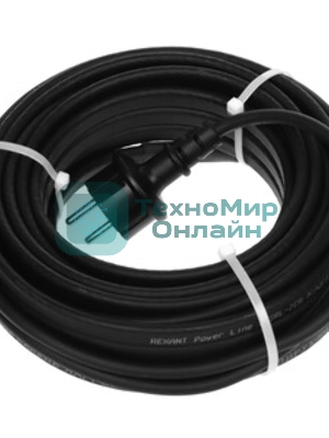 Греющий саморегулирующийся кабель Rexant POWER Line 30SRL-2CR 10M (10м/300Вт)