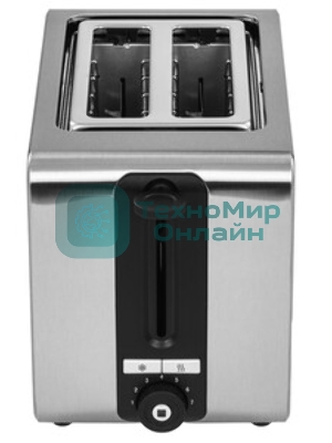 Тостер Bosch TAT7S25 серебристый, 1050 Вт, 2 слота