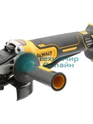 Угловая шлифовальная машина бесщеточная DCG406N. 18.0 В XR, 125мм, 9000 об/мин, клавишный выключатель, без аккумуляторов и з/у, 1.75