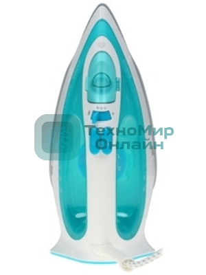 Утюг Braun SI 3041 GR TexStyle 3 белый/бирюзовый, 2350 Вт, 45 г/мин, 150 г/мин, 270 мл