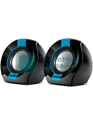 Акустическая система SVEN 150 2.0 черный/синий 5Вт