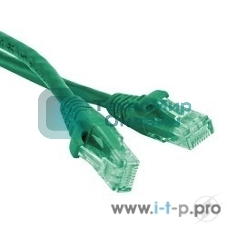 Патч-корд Hyperline U/UTP, Cat.5е, LSZH, 3 м, зеленый PC-LPM-UTP-RJ45-RJ45-C5e-3M-LSZH-GN