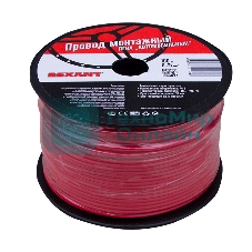 Провод ПГВА Rexant 1х0.75 мм², красный, бухта 100 м