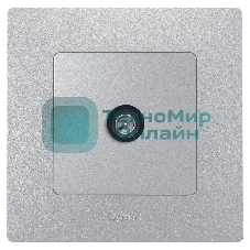 Розетка телевизионная TV - оконечная - 5 дБ - 5-862 мГц - Etika - алюминий