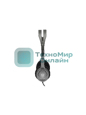 Гарнитура Logitech H110 серебристый, проводная, 3.5 мм