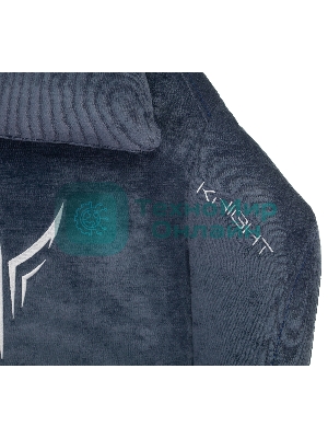 Кресло Knight N1 Fabric синий, ткань, 120 кг, механизм качания
