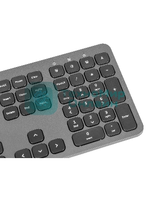 Комплект клавиатура+мышь Oklick 300M беспроводной, USB, 1600 DPI, серый/чёрный