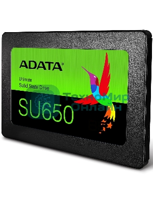 Накопитель SSD ADATA SU650, 256Gb, SATA III, 2.5