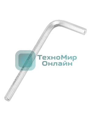 Ключ имбусовый HEX Сибртех 5 мм, 45x, закаленный, никель