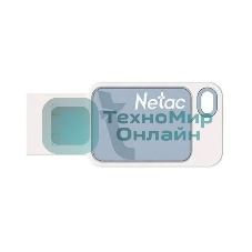Флешка USB Netac UA31 (NT03UA31N-016G-20BL), 16Gb, USB 2.0, R/W 110/45, синий/белый