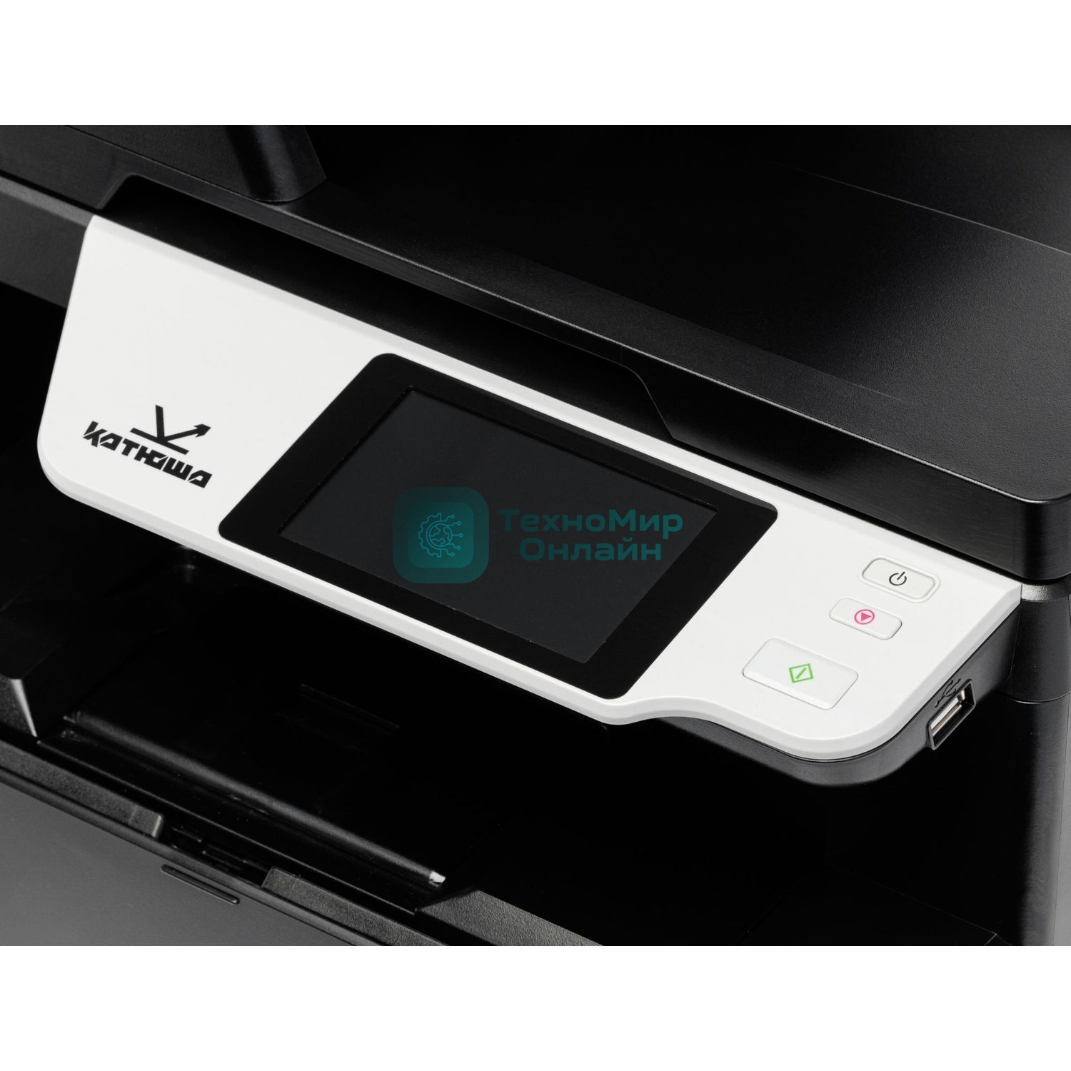 МФУ лазерное Катюша M240 принтер/копир/сканер/факс (опц.), 40 стр/мин А4, ч/б, 1200 dpi. Скан: цвет/чб 1200 dpi., 4 ГБ, 1000 Мб, USB, Wi-Fi (опц.), ADF 75 листов. Тонер 3 000 отп. Пр-во РФ, 3 года гар. МПТ