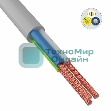 Провод соединительный ПВС 3x1,0 мм² 200 м белый ГОСТ 7399-97