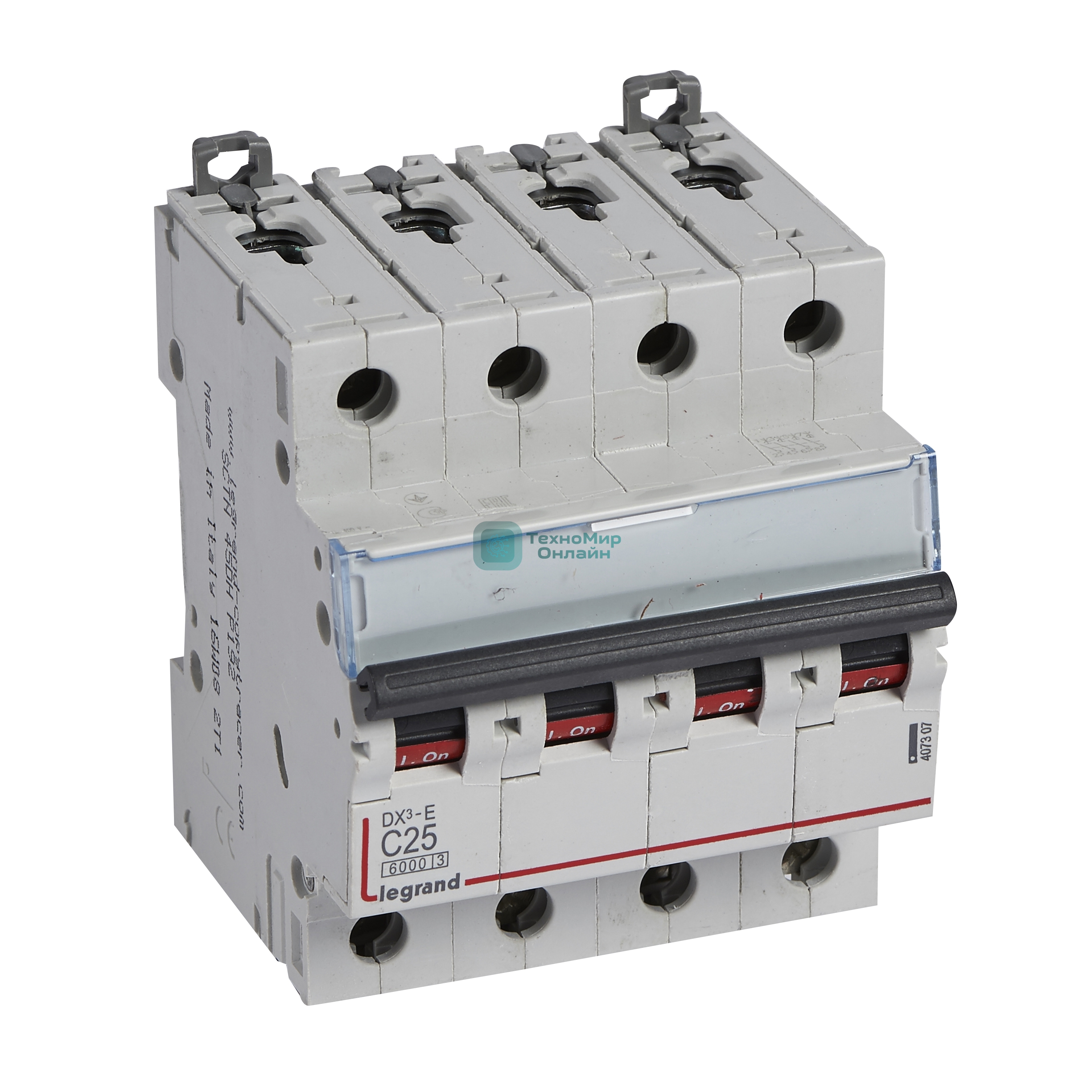 Выключатель автоматический DX3-E C25 4П 6000/6kA