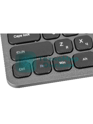 Комплект клавиатура+мышь Oklick 300M беспроводной, USB, 1600 DPI, серый/чёрный