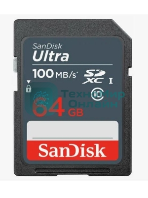 Флеш карта SDXC 64Gb UHS-I SDSDUNR-064G-GN3IN SANDISK
