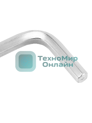 Ключ имбусовый HEX Сибртех 5 мм, 45x, закаленный, никель