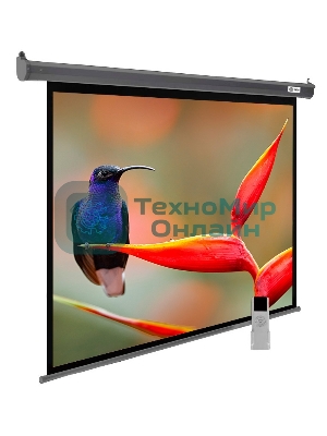 Экран Cactus 138x220см SIlverMotoExpert CS-PSSME-220X138-DG 16:10 настенно-потолочный рулонный темно-серый (моторизованный привод)