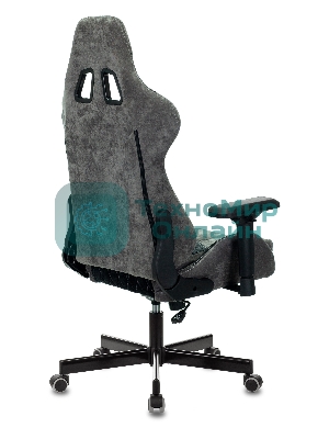 Кресло Бюрократ VIKING 7 KNIGHT B FABRIC черный, ткань, 120 кг, механизм качания