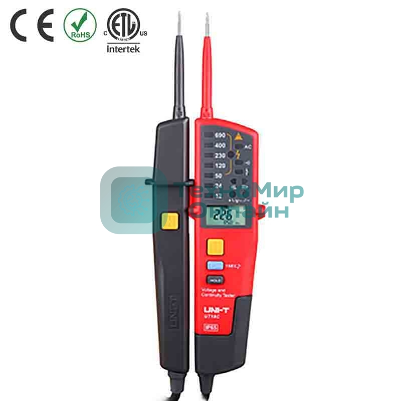 Тестер напряжения и целостности цепи UNI-T UT18C